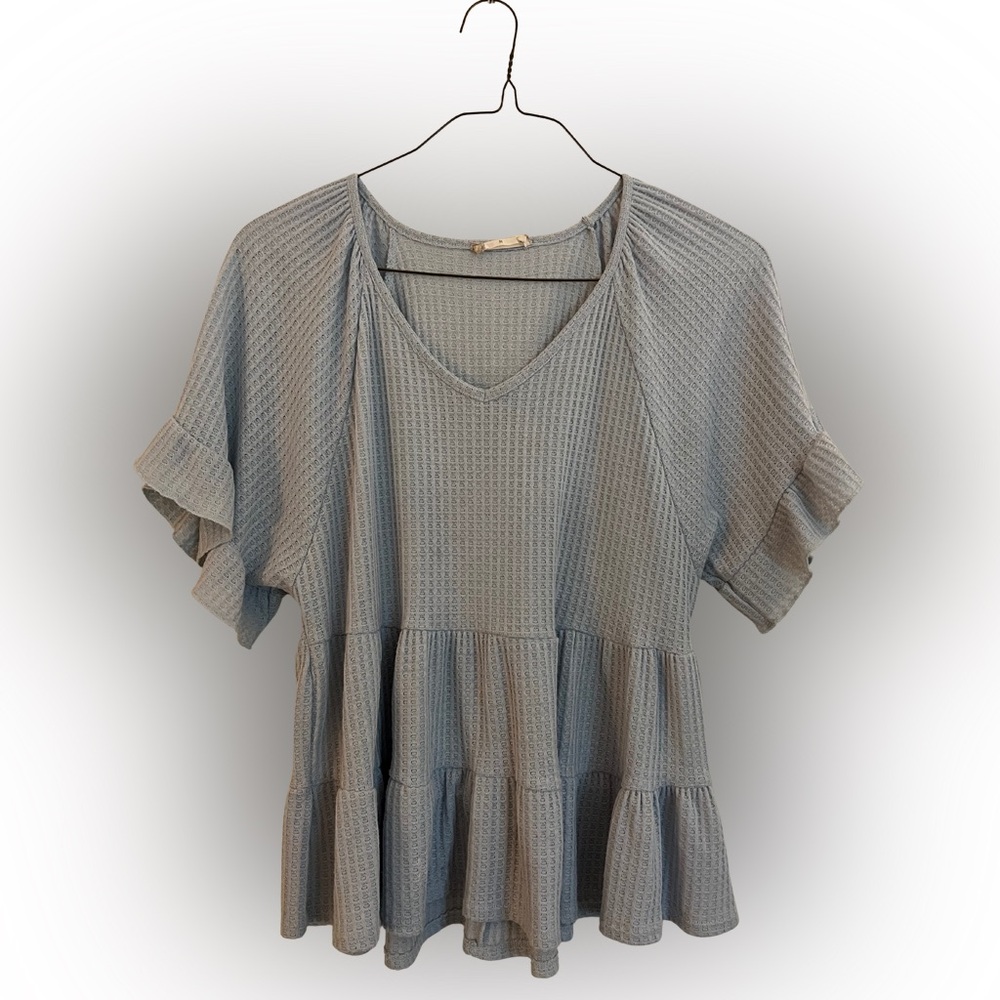 Altar'd State Dusty Blue Top